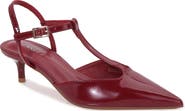BERNESS T-Strap Kitten Heel Pump
