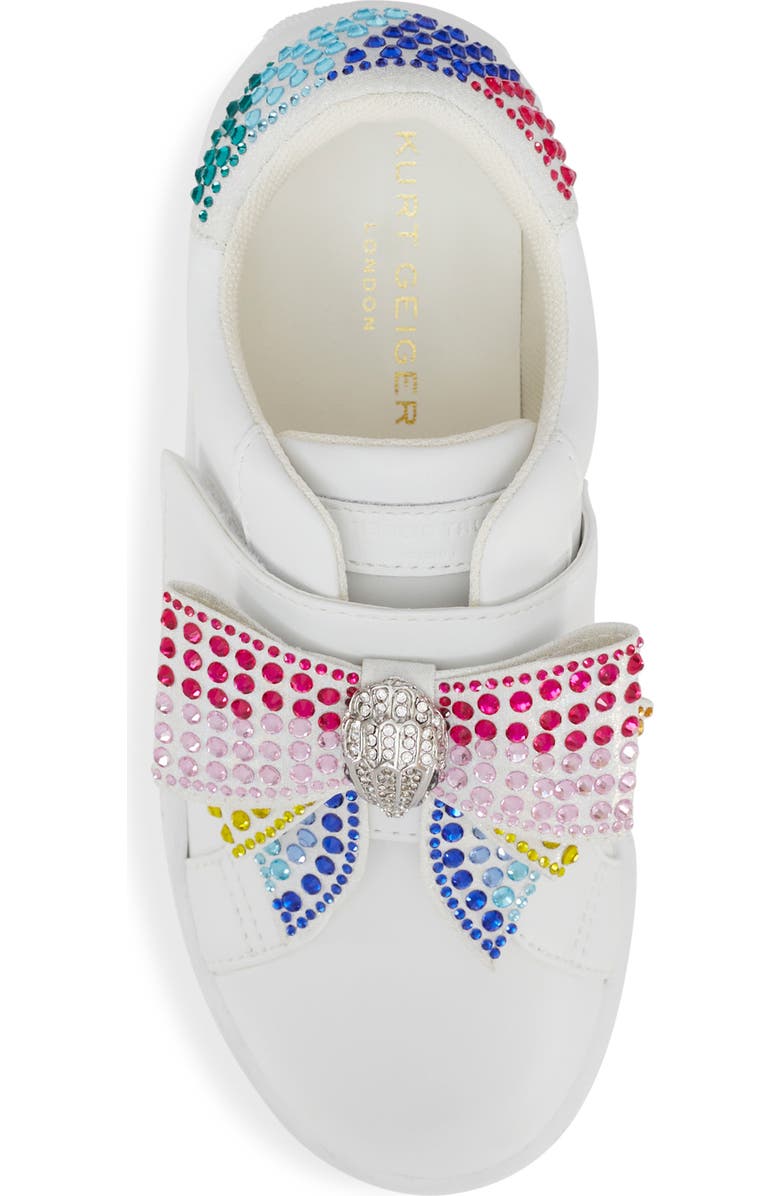 Kurt Geiger London Kids' Mini Laney Bow Sneaker, Alternate, color,