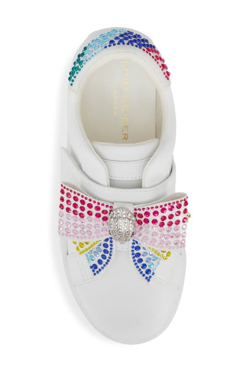 KURT GEIGER KURT GEIGER LONDON KIDS' MINI LANEY BOW SNEAKER