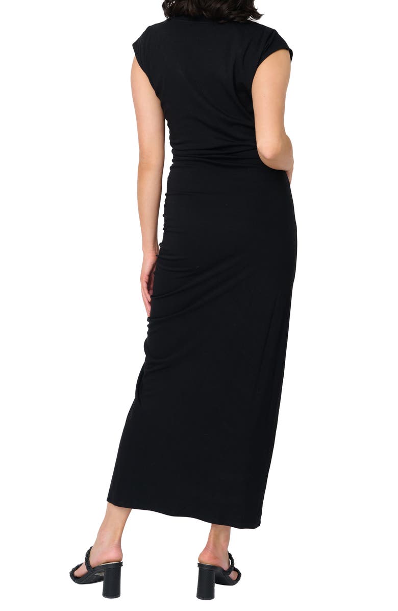 GIBSONLOOK Cap Sleeve Ruched Dress, Alternate, color, 