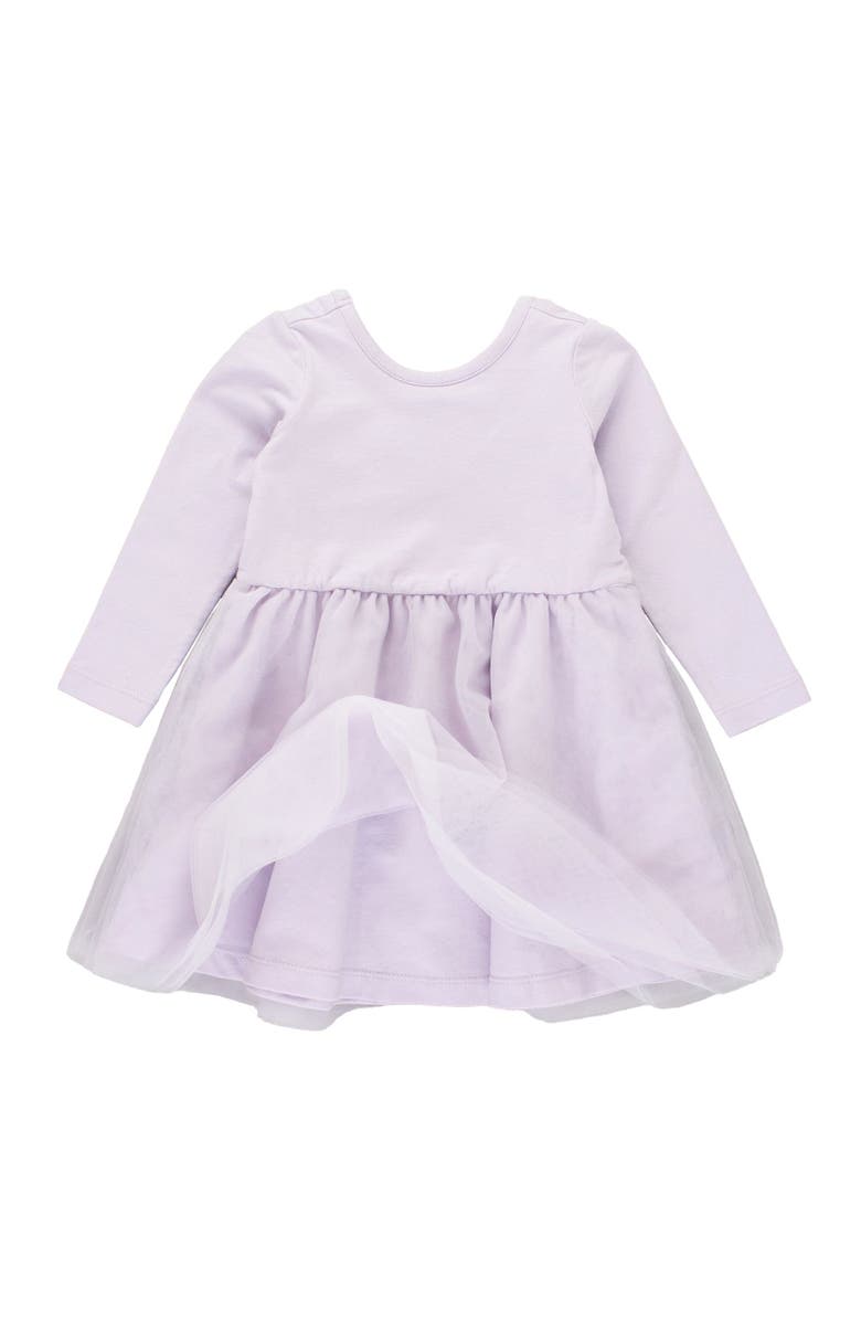 RuffleButts Girls Long Sleeve Tulle Twirl Dress, Alternate, color, 
