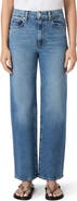 PAIGE Stevie High Waist Straight Leg Jeans