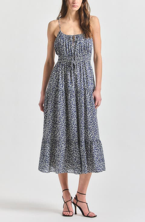 Abigail Floral Print Midi Sundress
