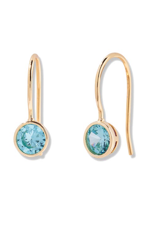 Mia Birthstone Drop Earrings