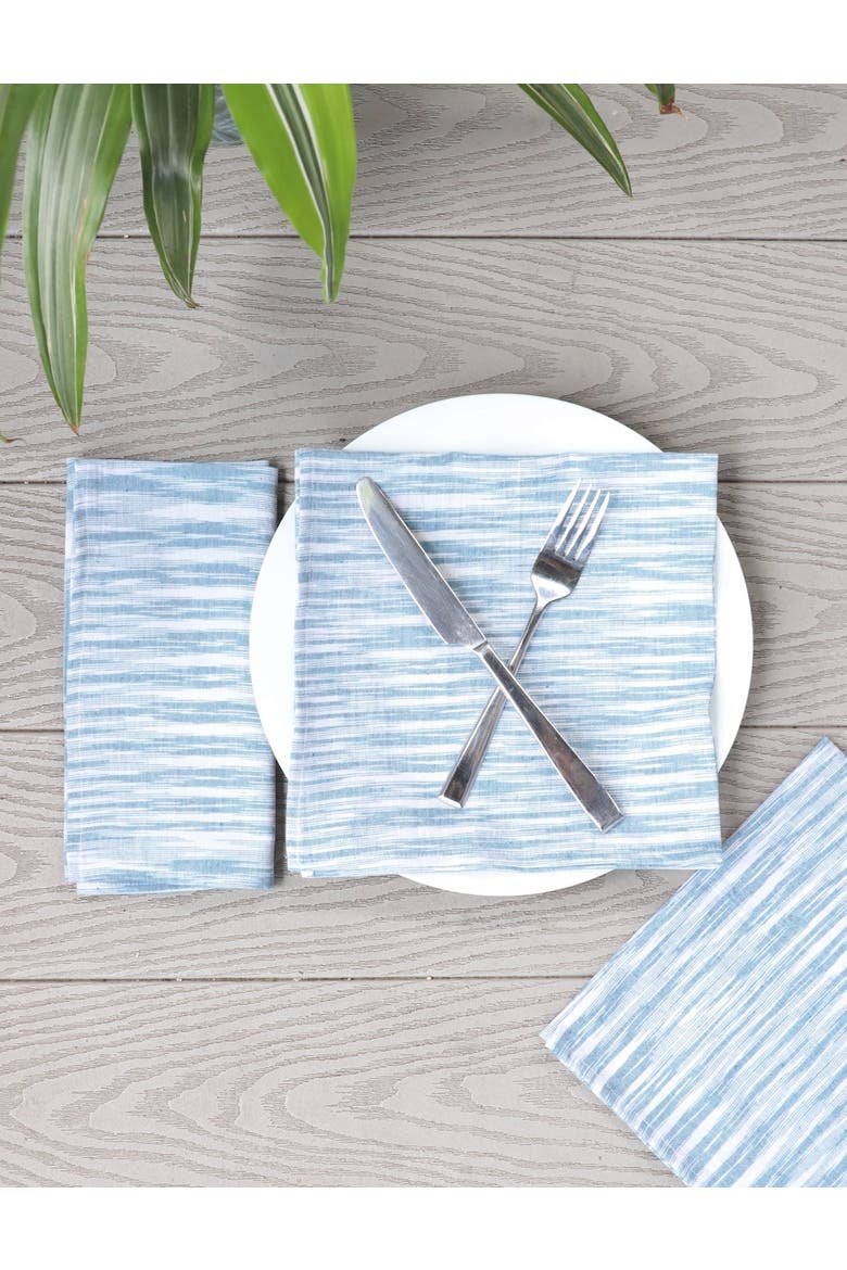 Cloth Napkins - Set of 4, Alternate, color, Light Blue