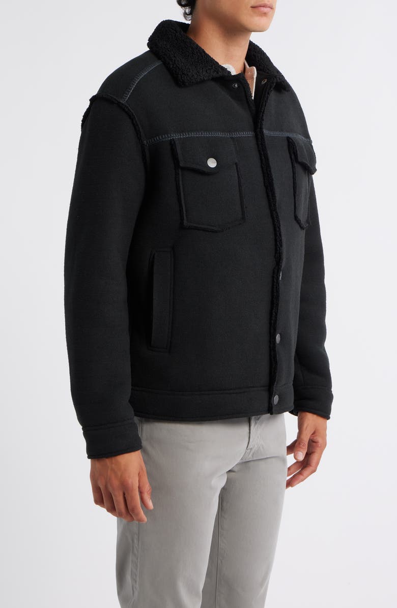 UGG<sup>®</sup> Janson UGGfluff Jacket II, Alternate, color, Black