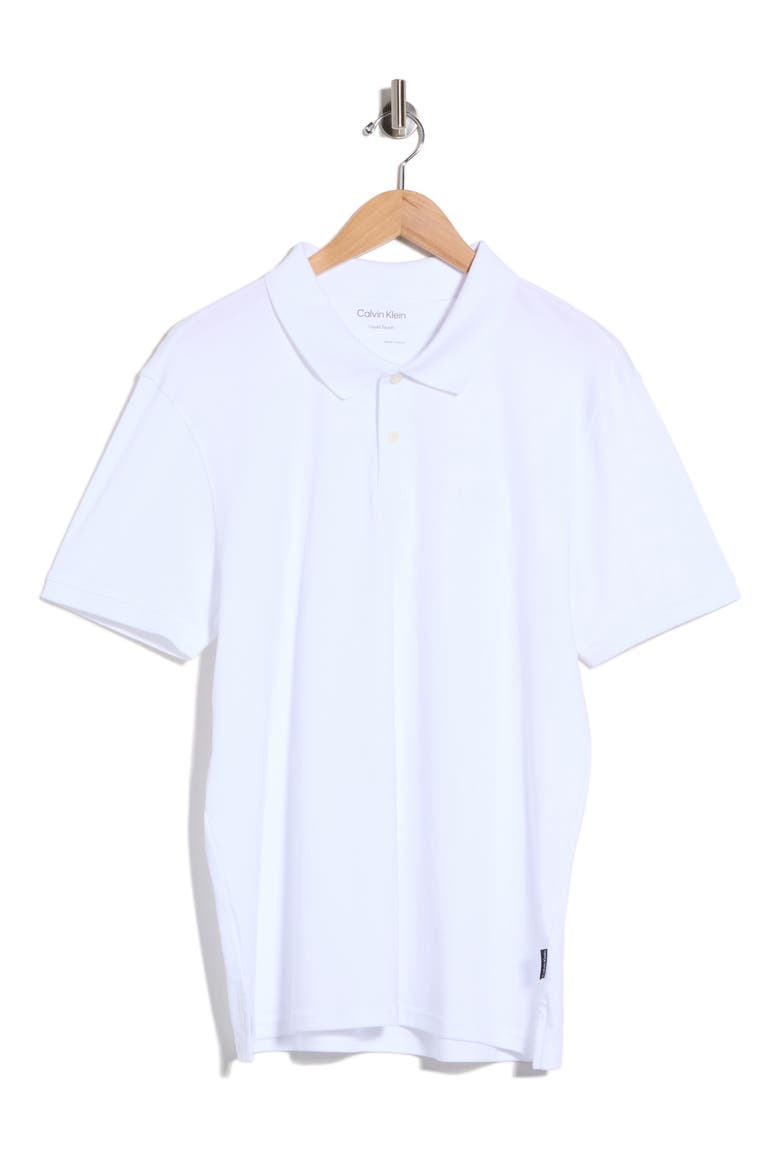 Liquid Touch Interlock Cotton Polo, Alternate, color, BRIGHT WHITE
