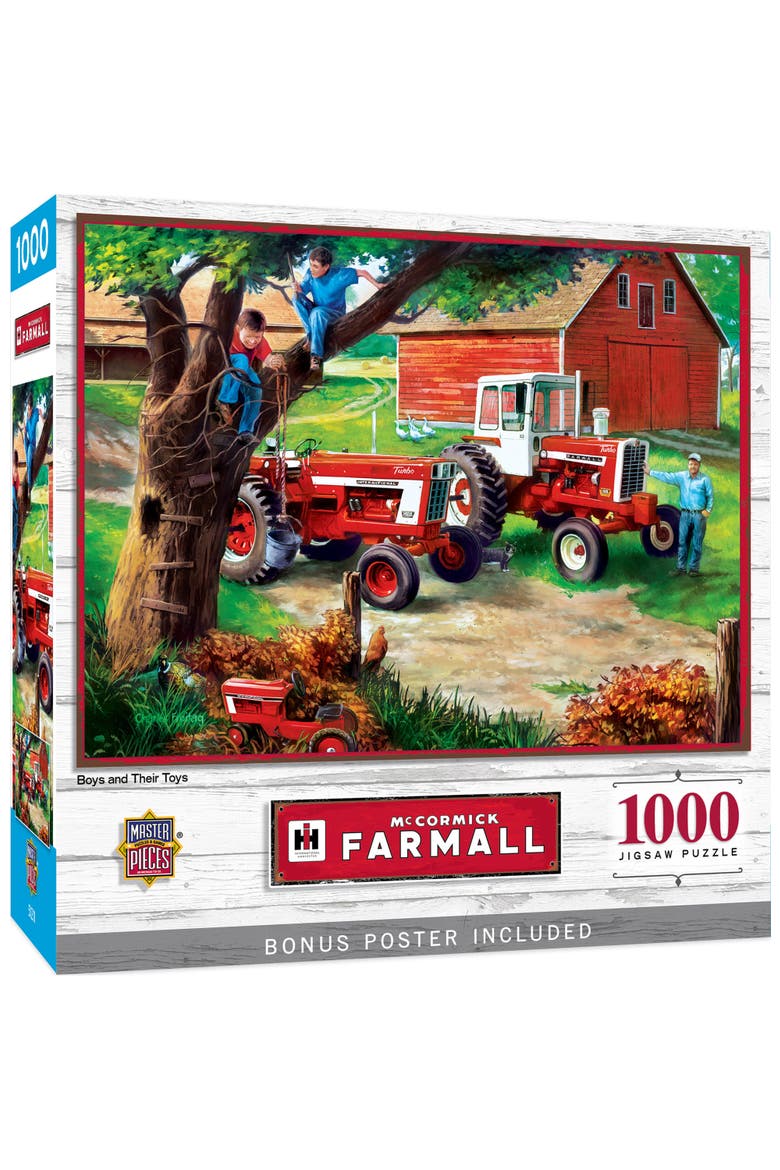 Farmall Boys & Their Toys 1000pc Puzzle, Main, color, Multicolor