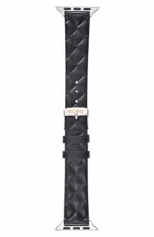 RItech Quilted Faux Leather Apple Watch® Watchband