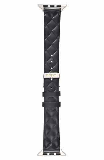 BCBG Quilted Faux Leather Apple Watch® Watchband