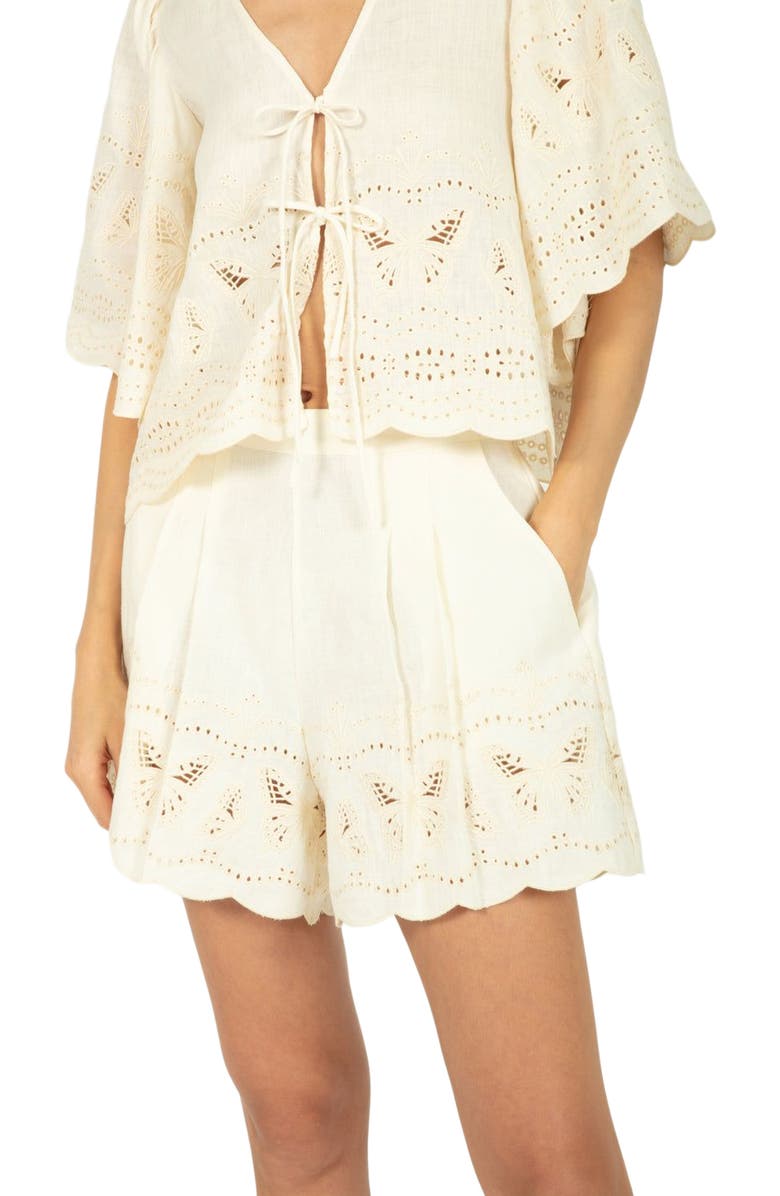 SECRET MISSION Julie Shorts, Alternate, color, Antique Crème