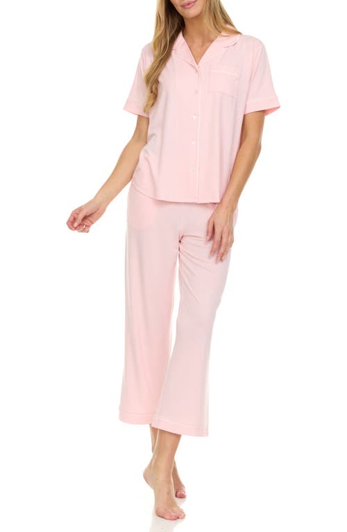 Flora By Flora Nikrooz Annie Matching Pajama Set In Pink Cloud