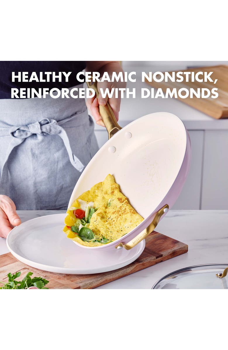 GreenPan Reserve Ceramic Nonstick Covered Frying Pan, Alternate, color, Blush