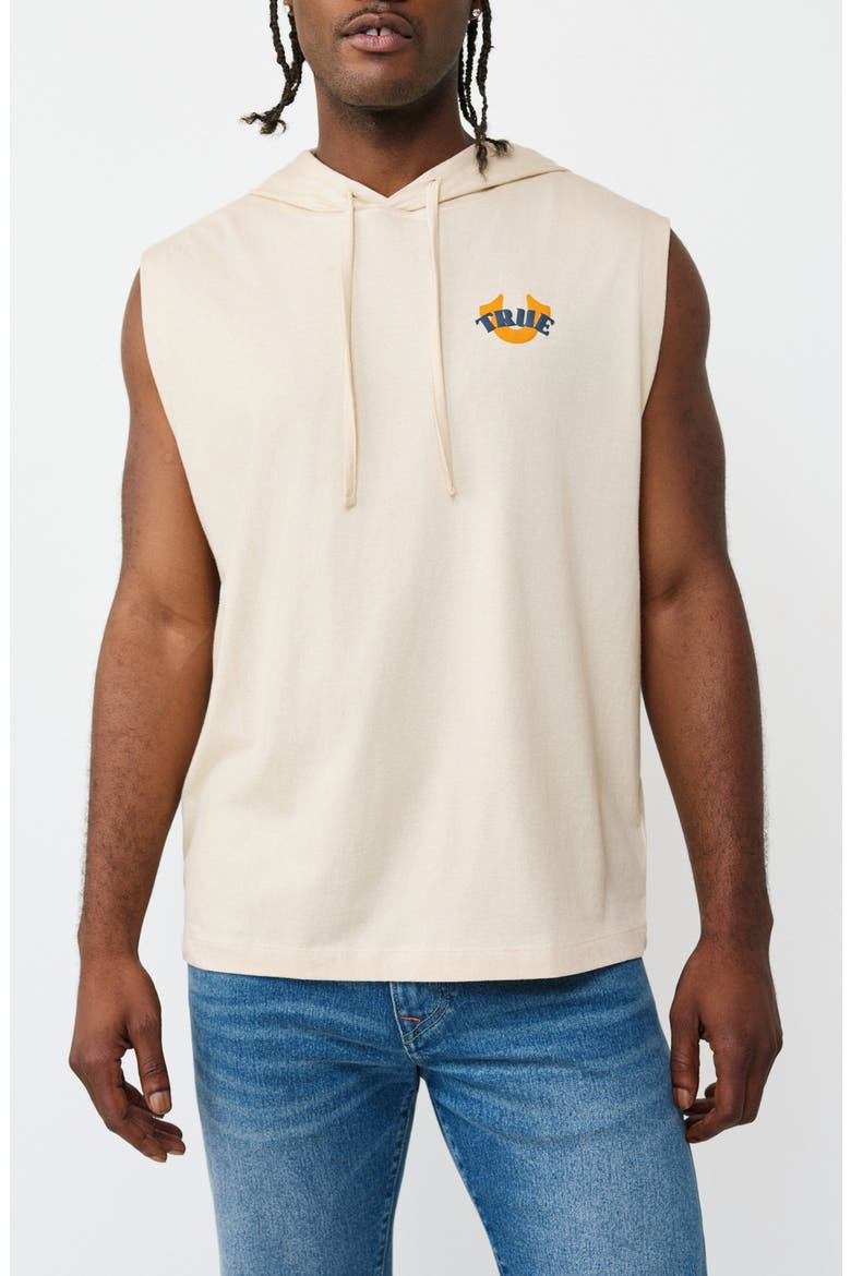 Buddha Circcular Hooded Tank, Main, color, FOG