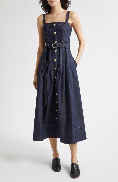 Branwen Denim A-Line Dress