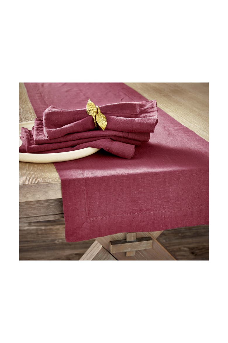 Cotton Slub Runner, Alternate, color, Purple