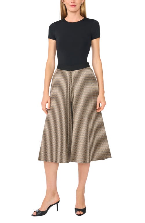 Halogen ® Houndstooth Culottes In Brown