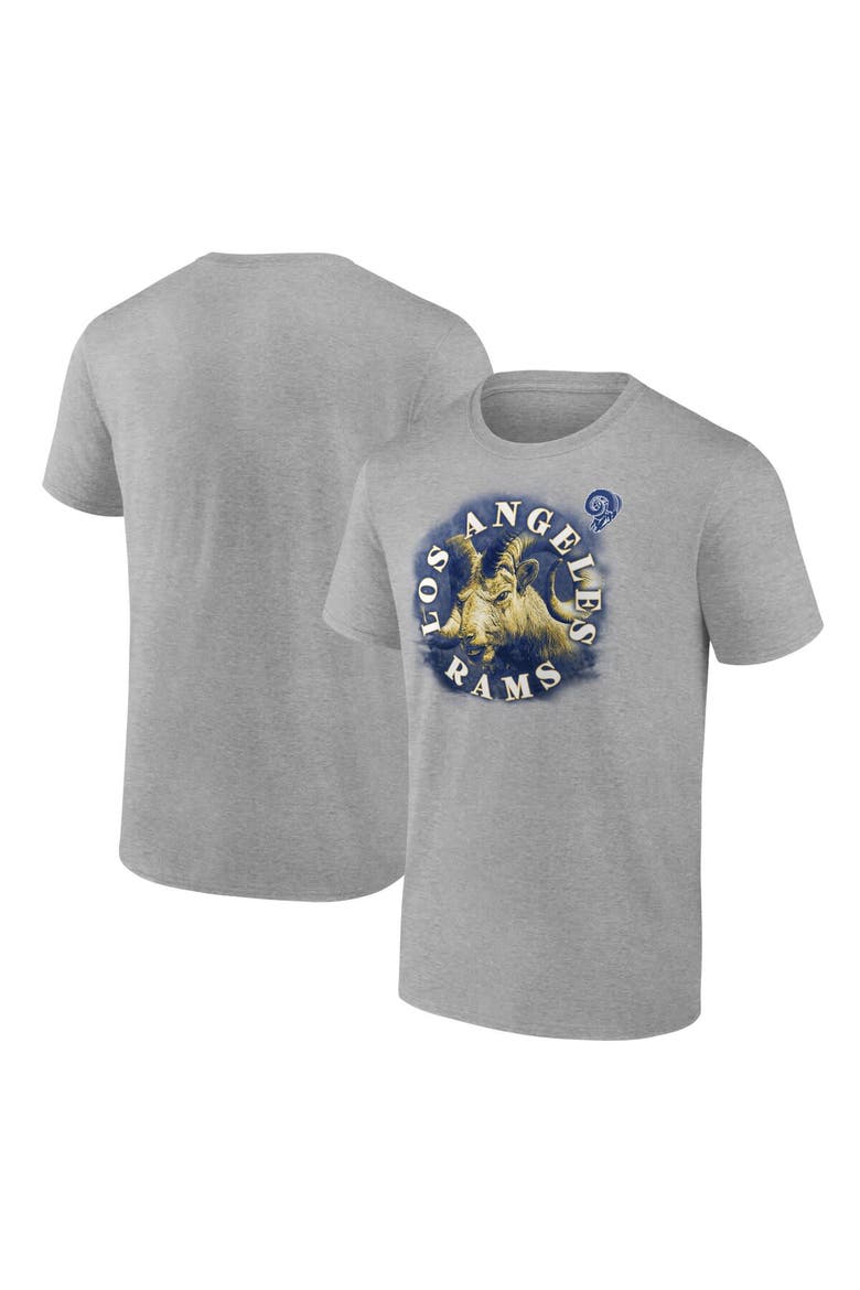 Men's Fanatics Branded Heathered Gray Los Angeles Rams Big & Tall Sporting Chance T-Shirt, Main, color, Heather Gray