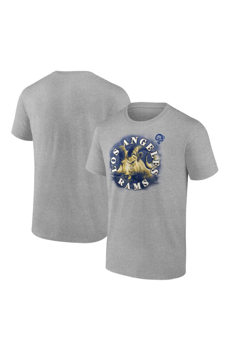 FANATICS Men's Fanatics Branded Heathered Gray Los Angeles Rams Big & Tall Sporting Chance T-Shirt, Main, color, Heather Gray