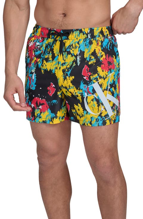 CK Outline Volley Swim Trunks