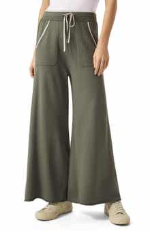 Splendid Veronica Crop Wide Leg Sweater Knit Pants