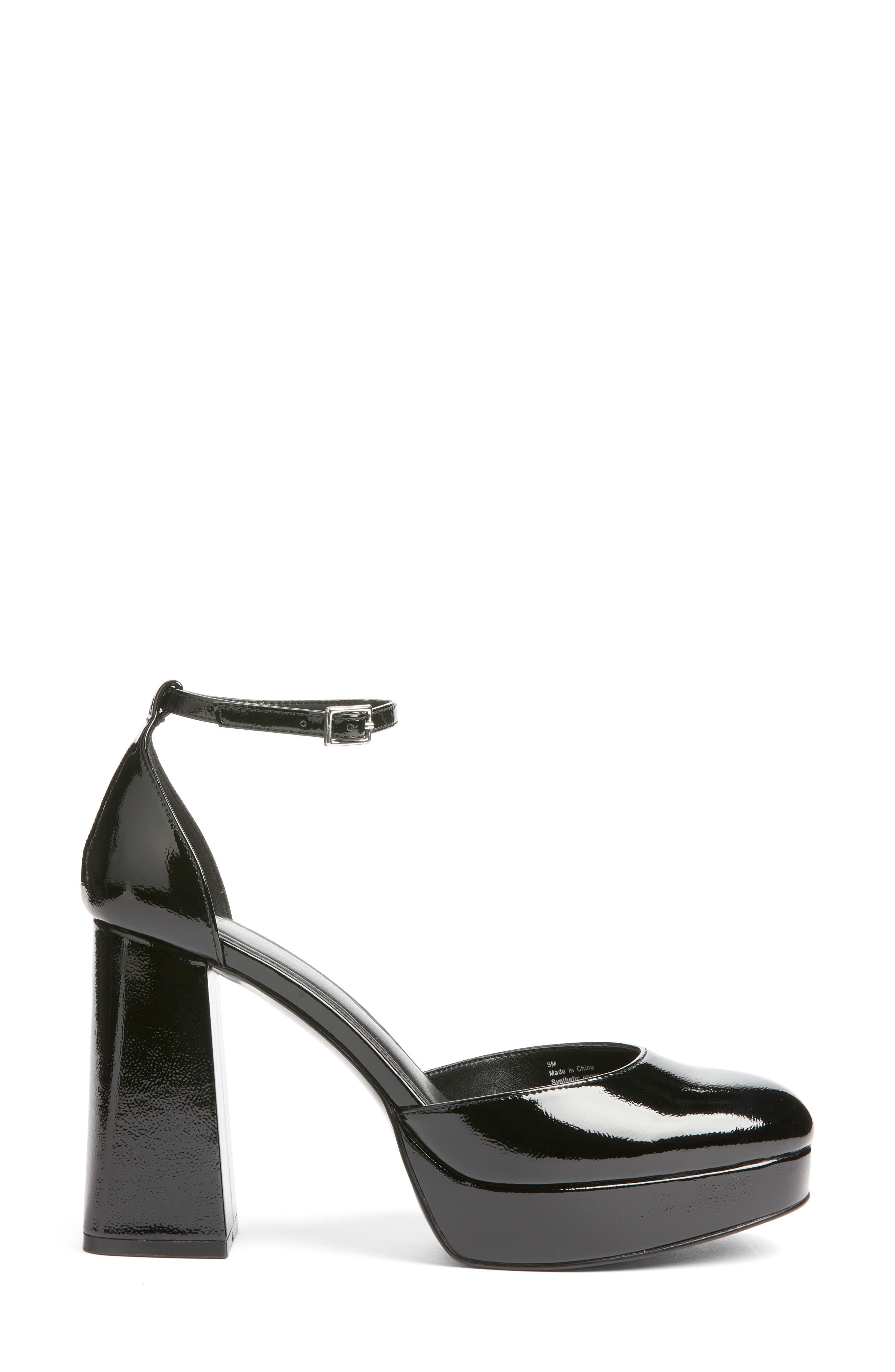 BP. Journee Ankle Strap Platform Pump, Alternate, color, Black
