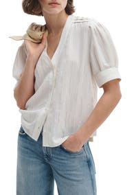 rag & bone Taylor Short Sleeve Woven Shirt