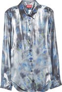 DIESEL® Ronor Floral Georgette Button-Up Shirt