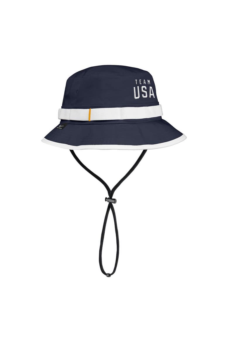 Men's Nike  Navy Team USA Apex Sideline On-Field Dri-FIT Boonie Bucket Hat, Alternate, color, Navy
