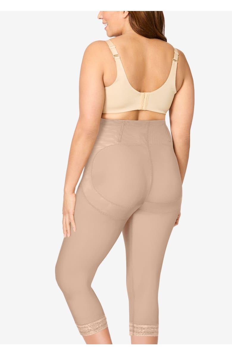 Secret Solutions High-Waist Capri Shaper, Alternate, color, Nude