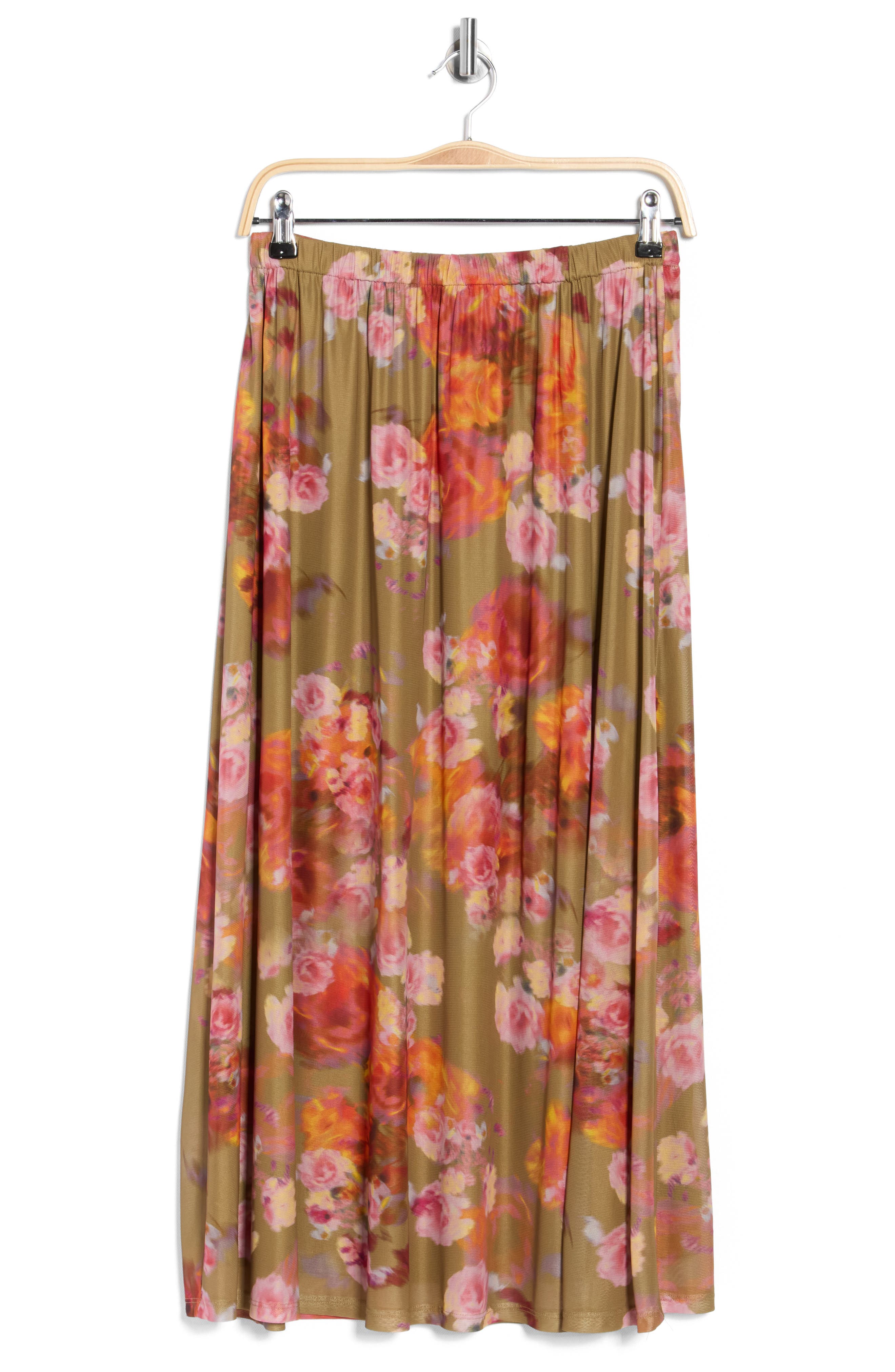 DR2 by Daniel Rainn Floral Mesh Skirt