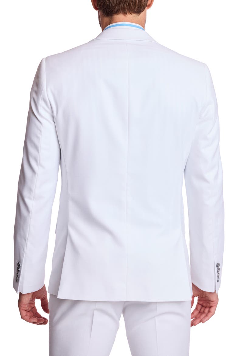Dover Slim Fit Sport Coat, Alternate, color, WHITE SHARKSKIN