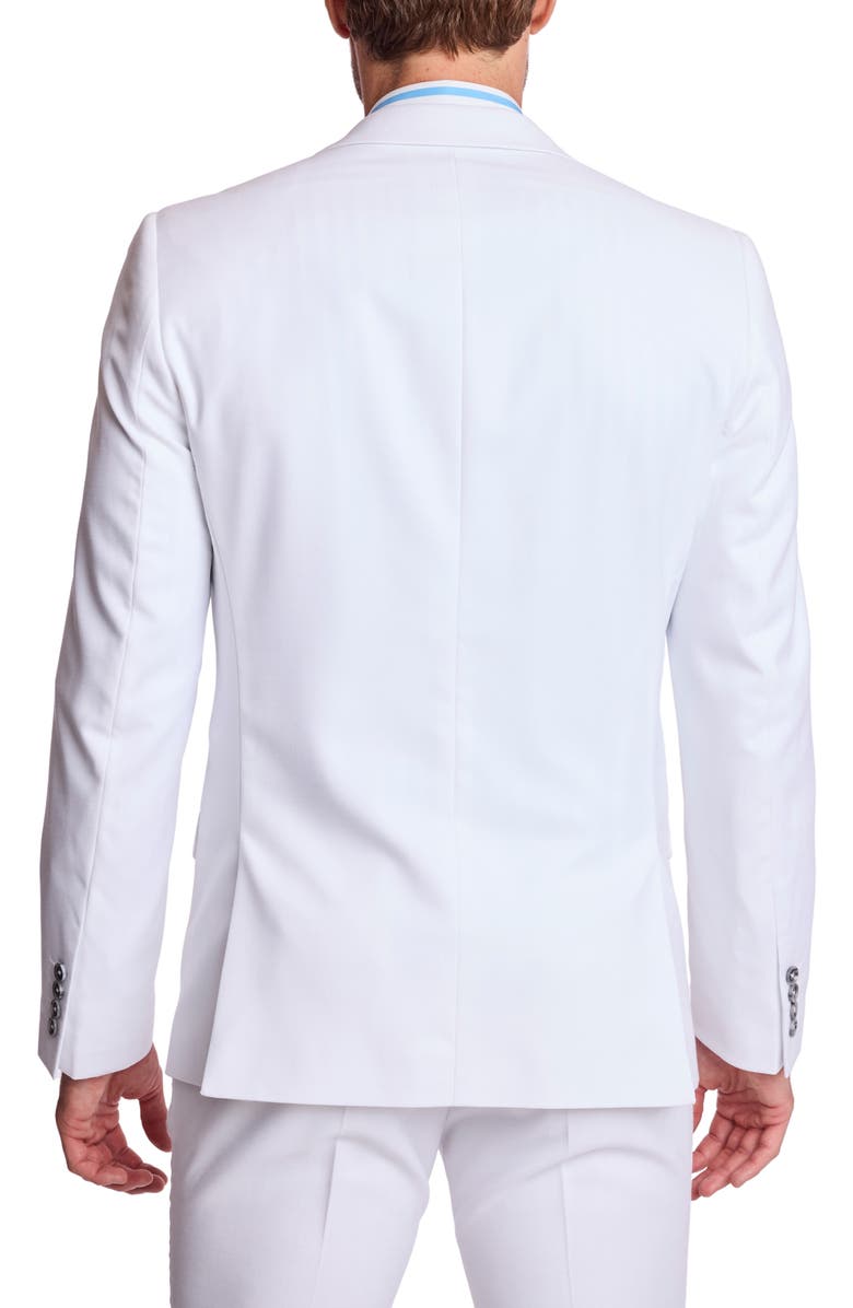 PAISLEY & GRAY Dover Slim Fit Sport Coat, Alternate, color, White Sharkskin