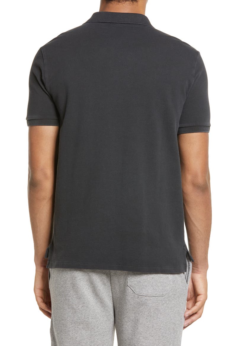 Slim Fit Piqué Polo, Alternate, color, POLO BLACK