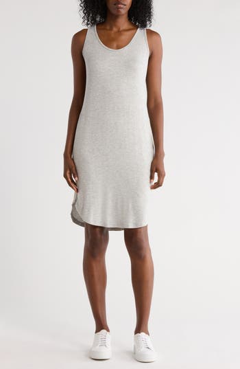 Matty M . Sunkissed Tank Dress In Gray