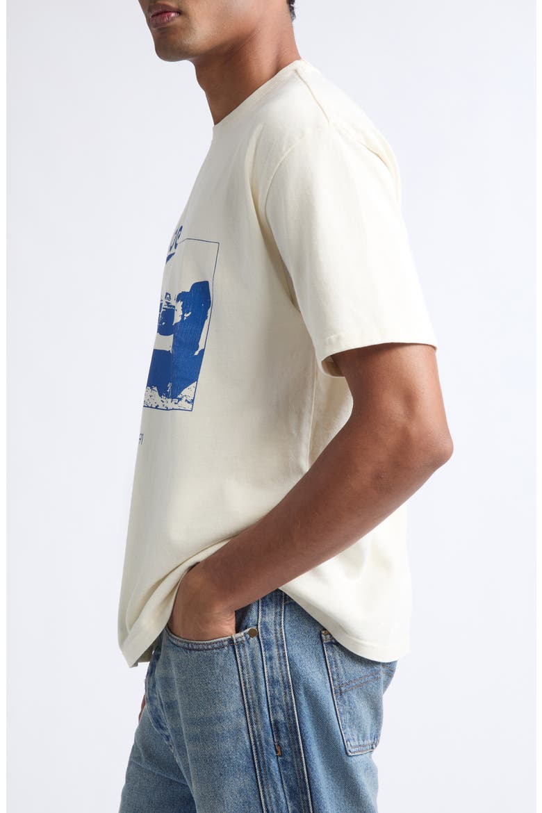 Trail of Dust Cotton Graphic T-Shirt, Alternate, color, VINTAGE WHITE/ BLUE