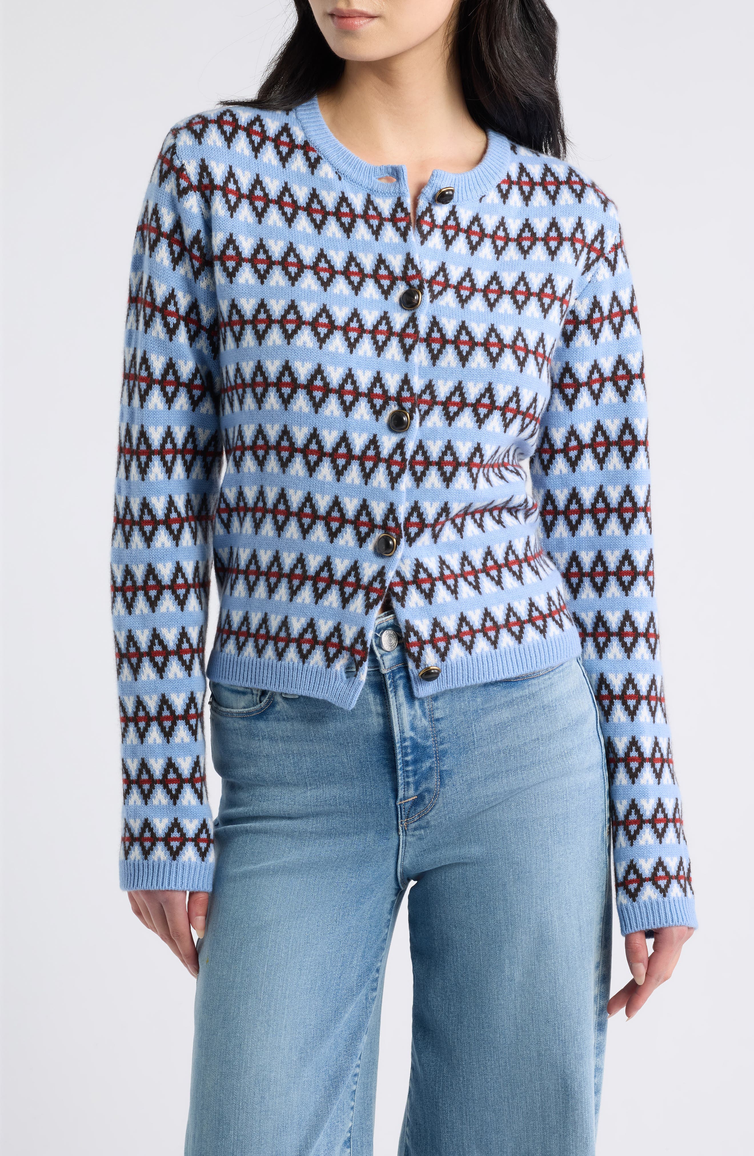 selected PERIWINKLE FAIRISLE