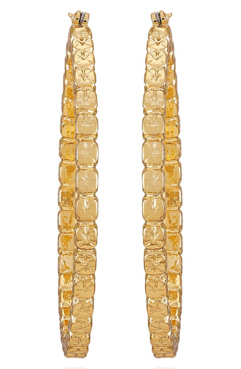 Had a Chain Hoop Earrings