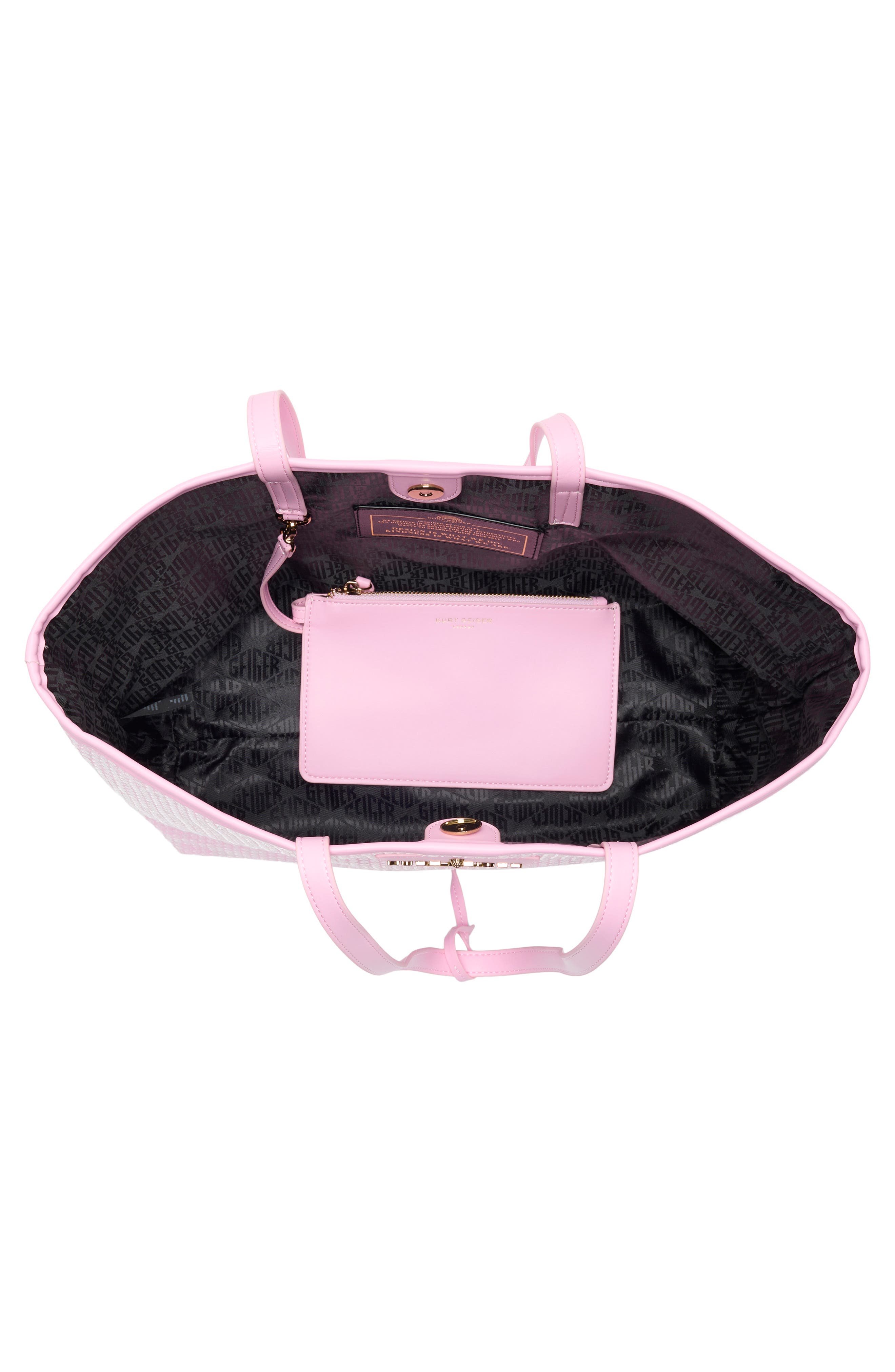Chiswick Large Shopper Tote Bag & Pouch, Alternate, color, LIGHT/ PASTEL PINK