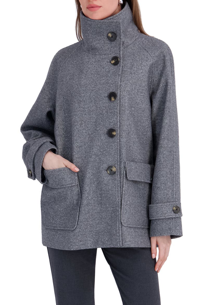 Drew Asymmetric Jacket, Alternate, color, GREY