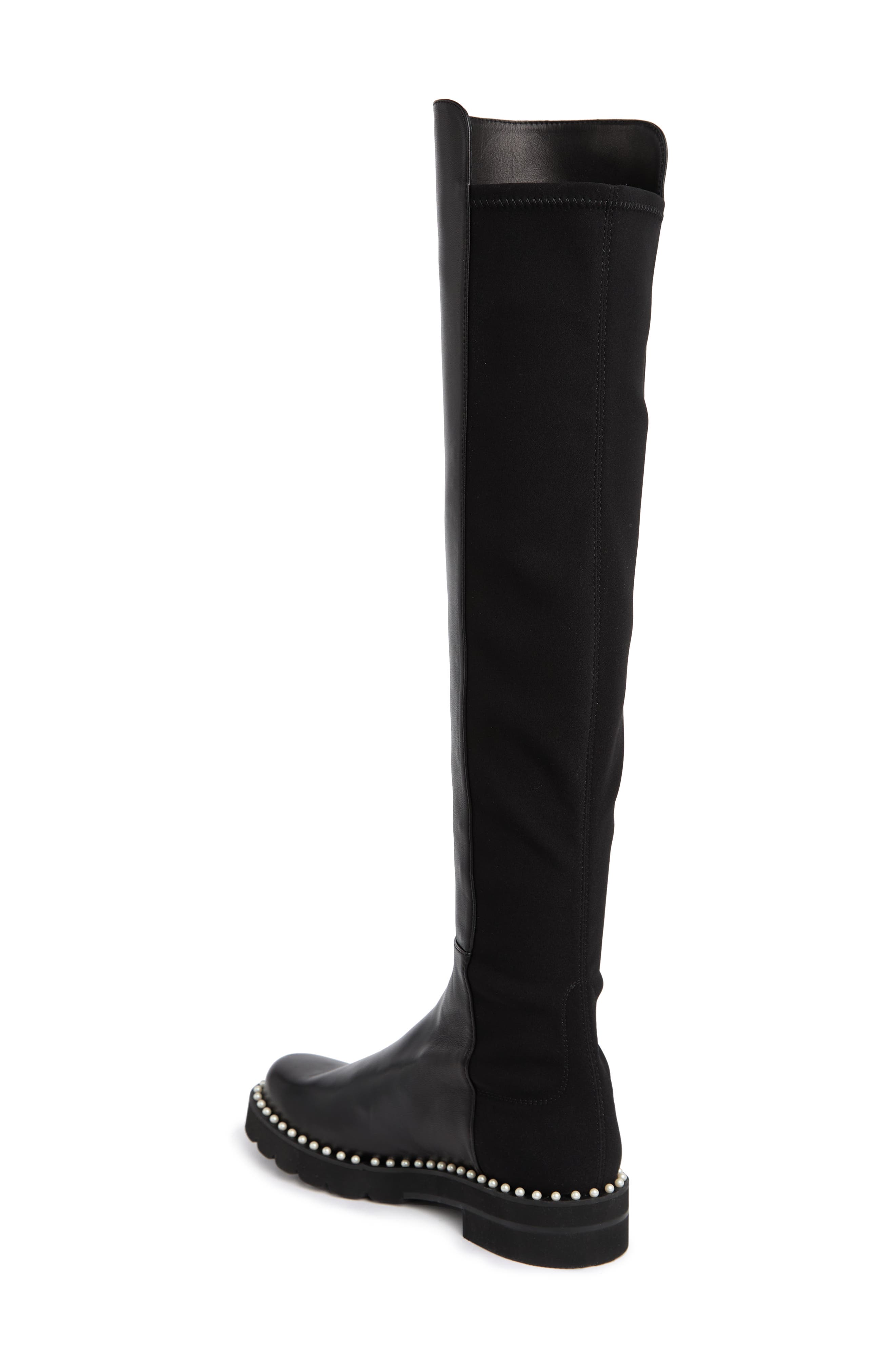 Stuart Weitzman 5050 Faux Pearl Tall Boot, Alternate, color, 
