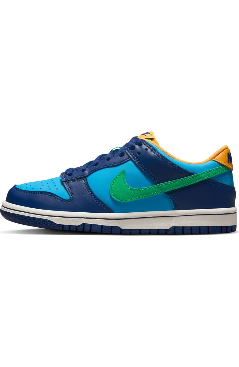 Nike Dunk Low Sneaker, Alternate, color, Blue/ Electric Algae/ Royal