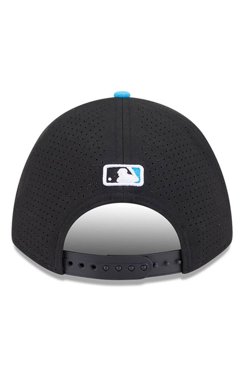 New Era Men's New Era Black/Blue  Miami Marlins 2025 MLB All-Star Game 9FORTY M-Crown Adjustable Hat, Alternate, color, 