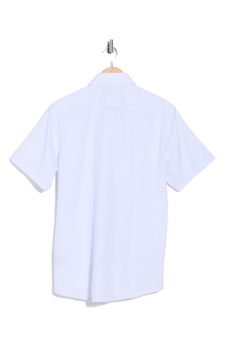 DYLAN PARK Slim Fit Perfect Stretch Long Sleeve Button Down Shirt, Alternate, color, White Geo