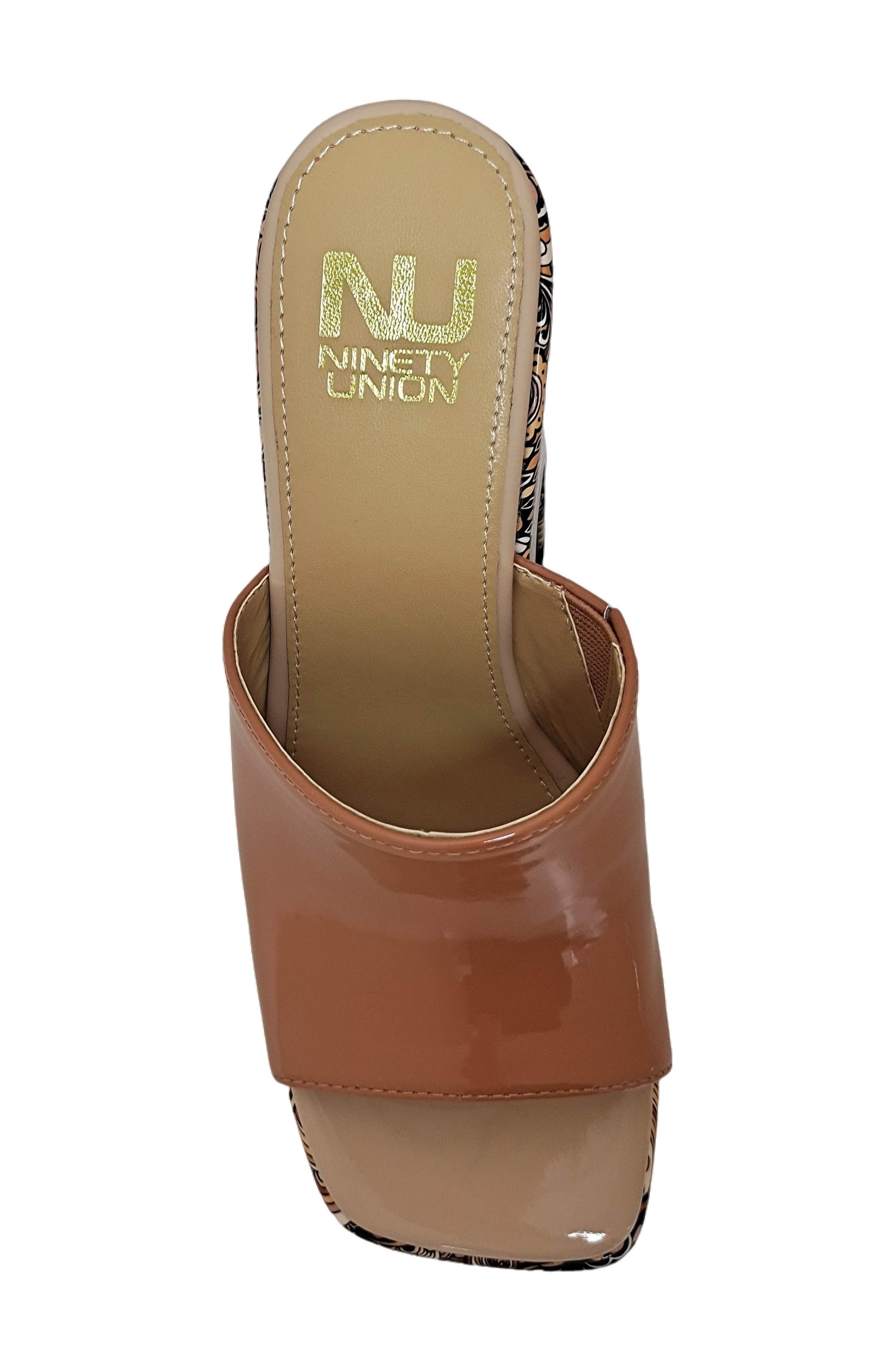 NINETY UNION Porto Platform Sandal, Alternate, color, Camel Multi