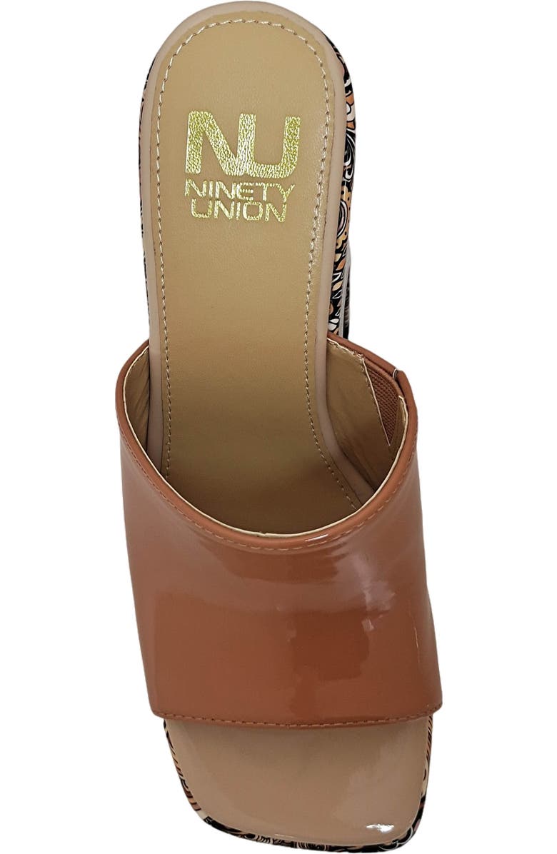 NINETY UNION Porto Platform Sandal, Alternate, color, Camel Multi