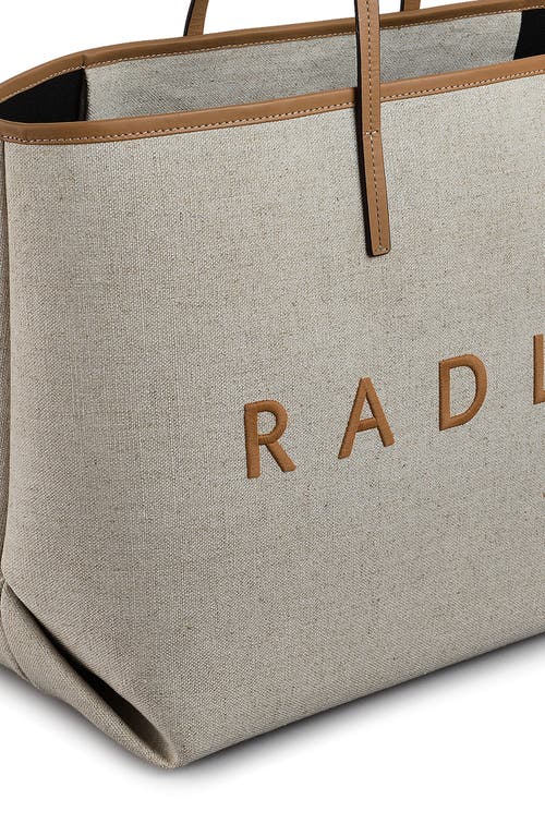 Radley Sutherland Row Large Open Top Tote Bag In Brown