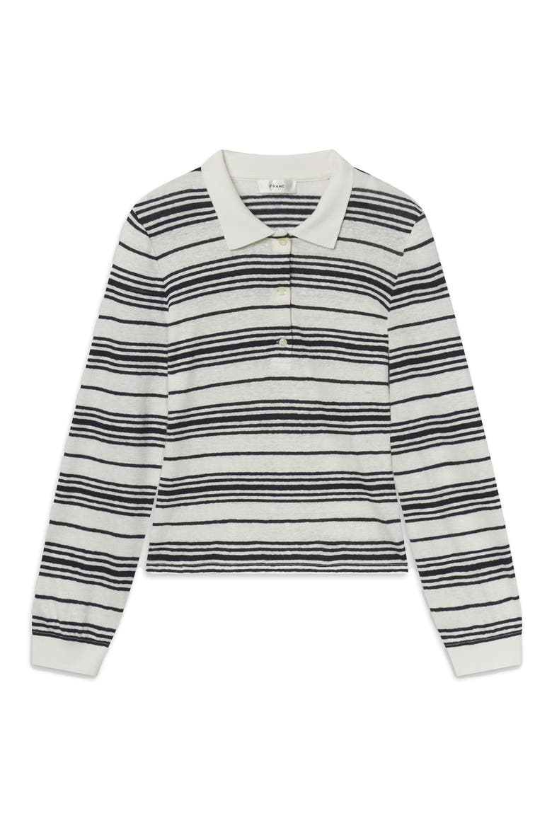 Relaxed Fit Stretch Linen Button-Up Shirt, Main, color, CREAM MULTI