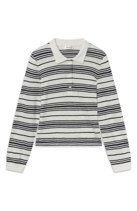 Relaxed Fit Stretch Linen Button-Up Shirt