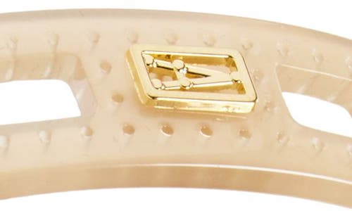 Alexandre De Paris Swarovski Crystal Headband In Sand